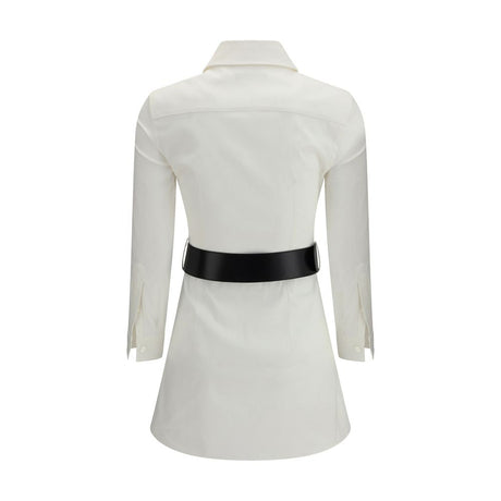 Balenciaga White Cotton Casual Dress