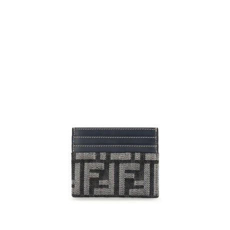 Fendi Blue Cotton Wallet