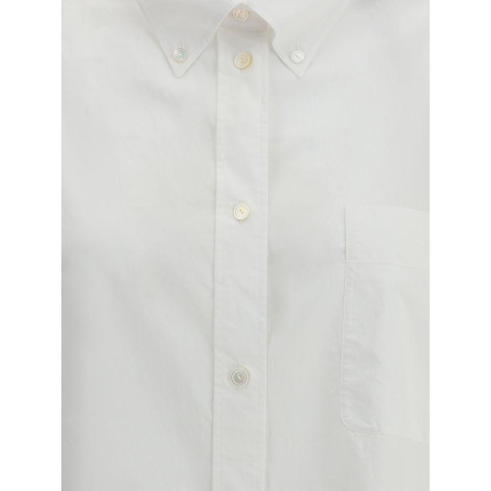 The Row White Cotton Dress Shirt