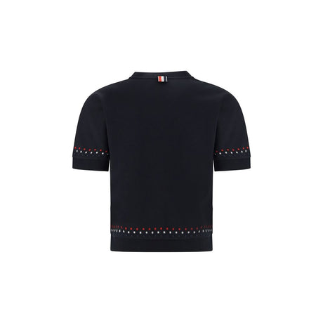 Thom Browne svart bomulls-T-shirt