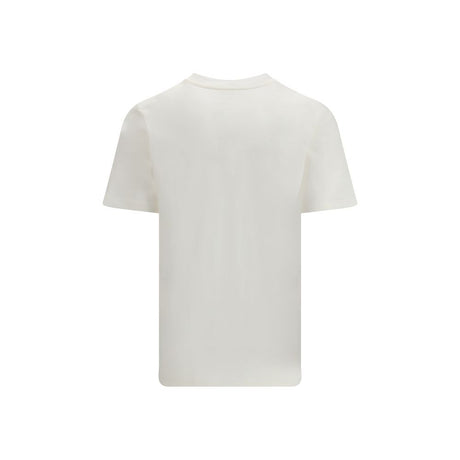 Jil Sander Cremefarvet Bomulds T-shirt