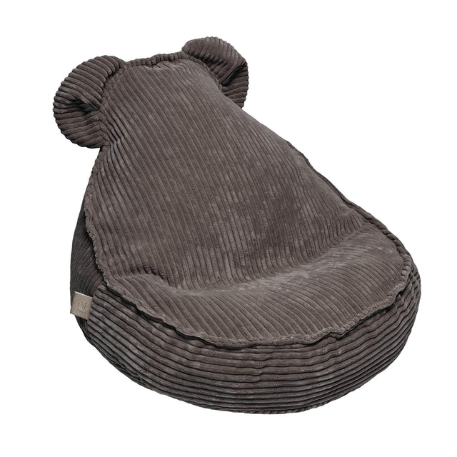 MeowBaby® Aesthetic Velvet Sako Bag – Teddy Brown| Comfortable & Stylish Pouf | Made in Europe - Hilstor