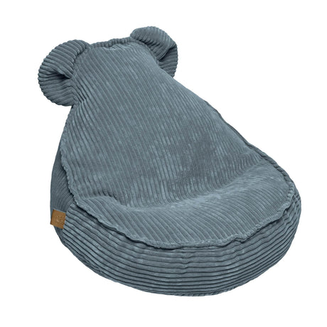 MeowBaby® Aesthetic Velvet Sako Bag – Teddy Turquoise | Comfortable & Stylish Pouf | Made in Europe - Hilstor