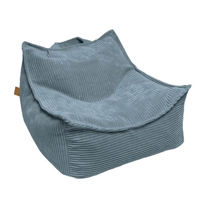 MeowBaby® Aesthetic Velvet Sako Bag – Turquoise | Comfortable & Stylish Pouf | Made in EU - Hilstor