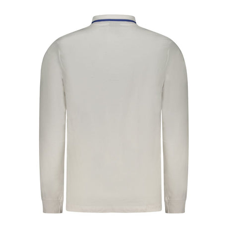 Norge 1963 Hvid bomulds poloshirt til mænd