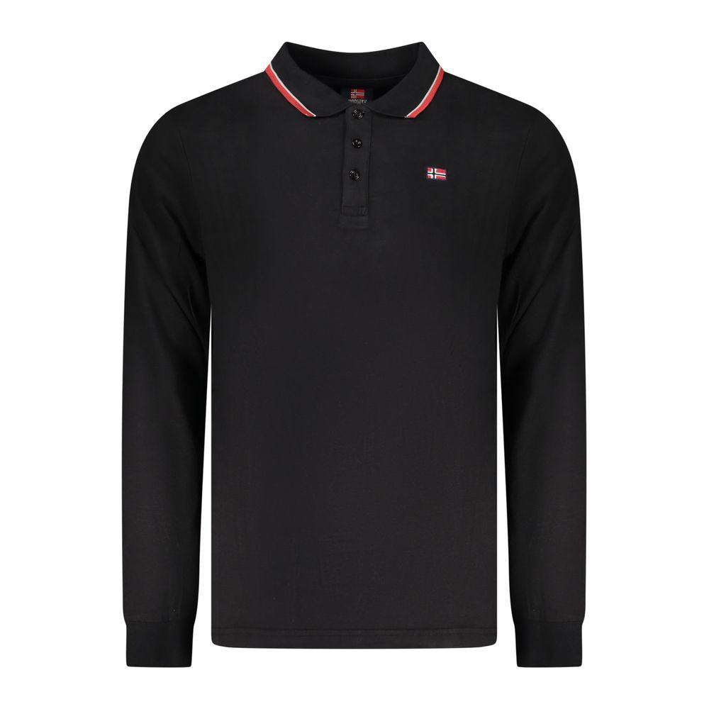 Norway 1963 Black Cotton Polo Shirt