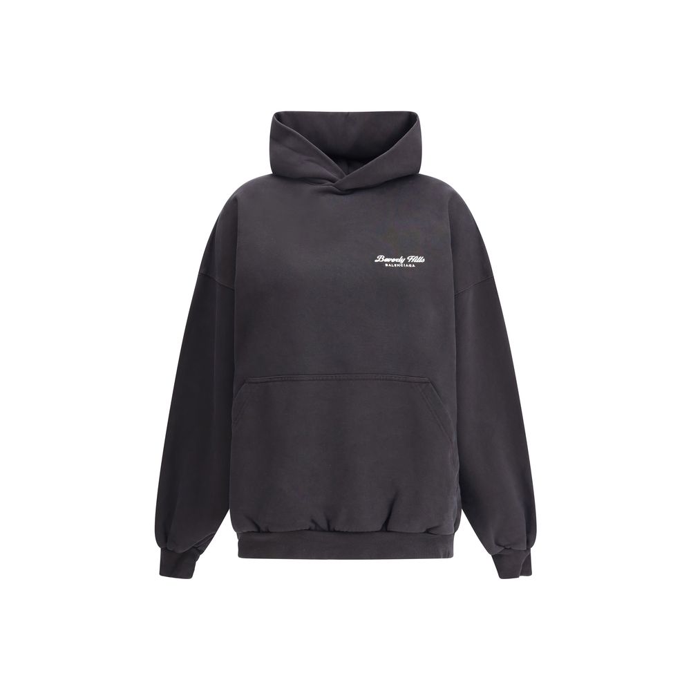 Balenciaga Black Cotton Sweatshirt