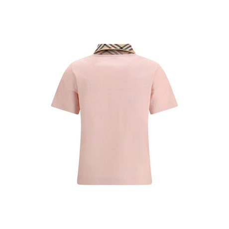 Burberry flerfarvet bomuldspoloshirt