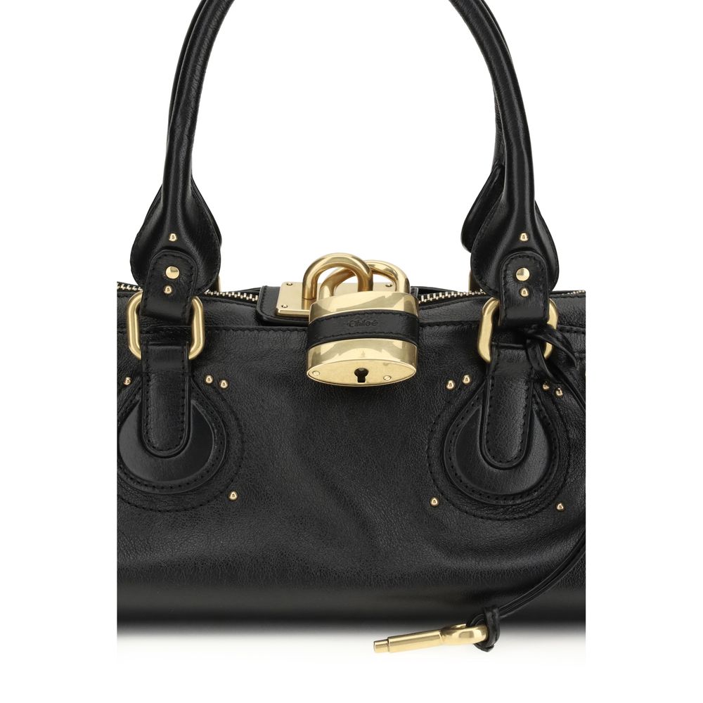 Chloé Black Buffalo Leather Shoulder Bag