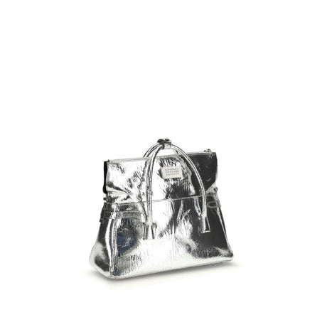 Margiela Silver Calf Leather Bos Taurus Handbag