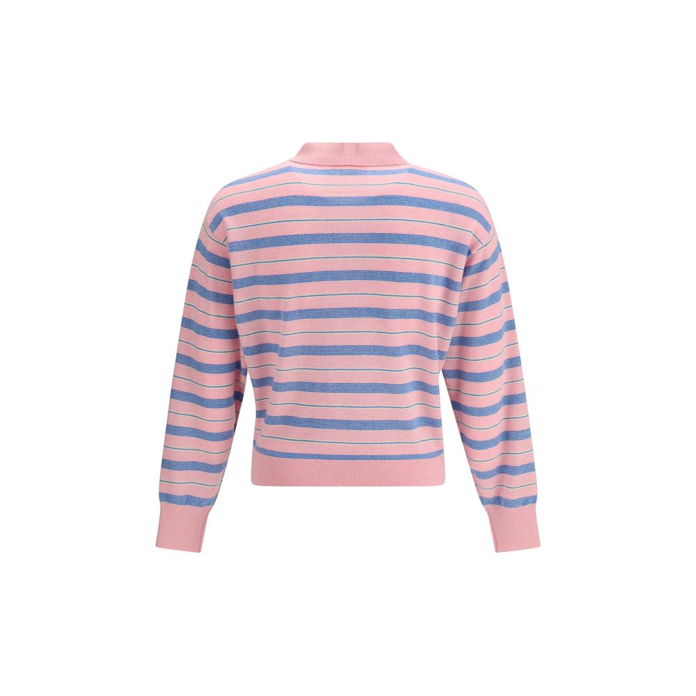 Guest in Residence Multicolor Cashmere Polo Shirt
