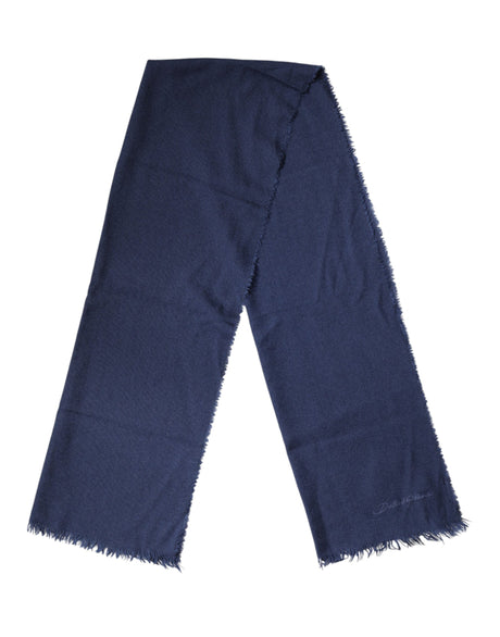 Dolce &amp; Gabbana Tørklæde Blåt Cashmere Halstørklæde Herre