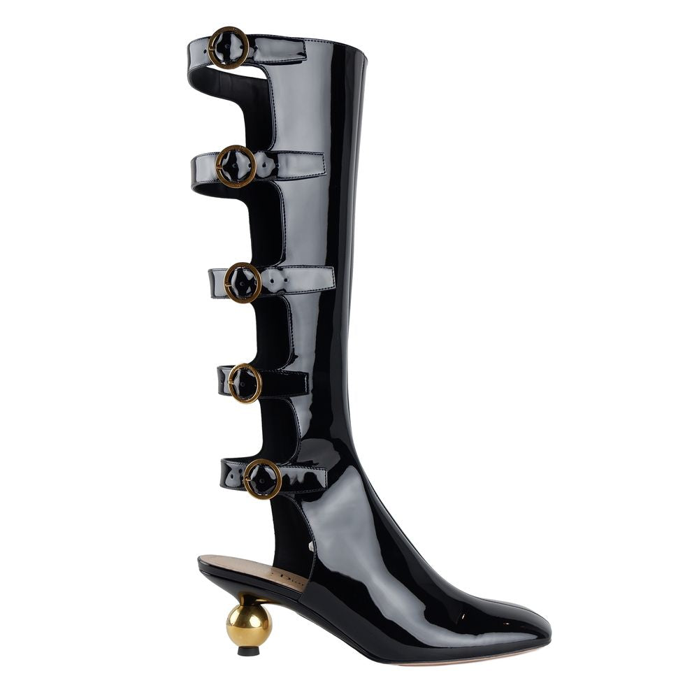 Dior Black Calfskin Leather Women Ankle Boot