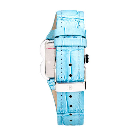 Laura Biagiotti Blue Leather Dress Watch