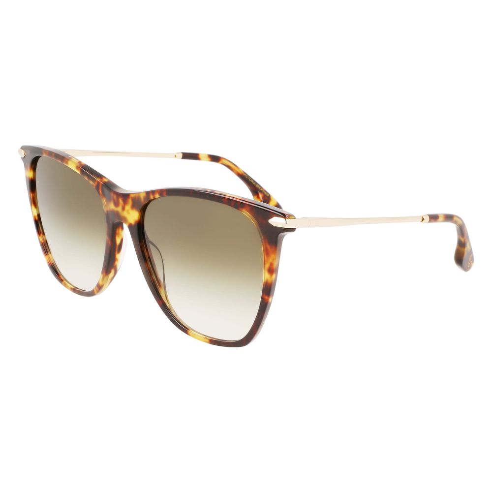 Victoria Beckham brune acetat solbriller