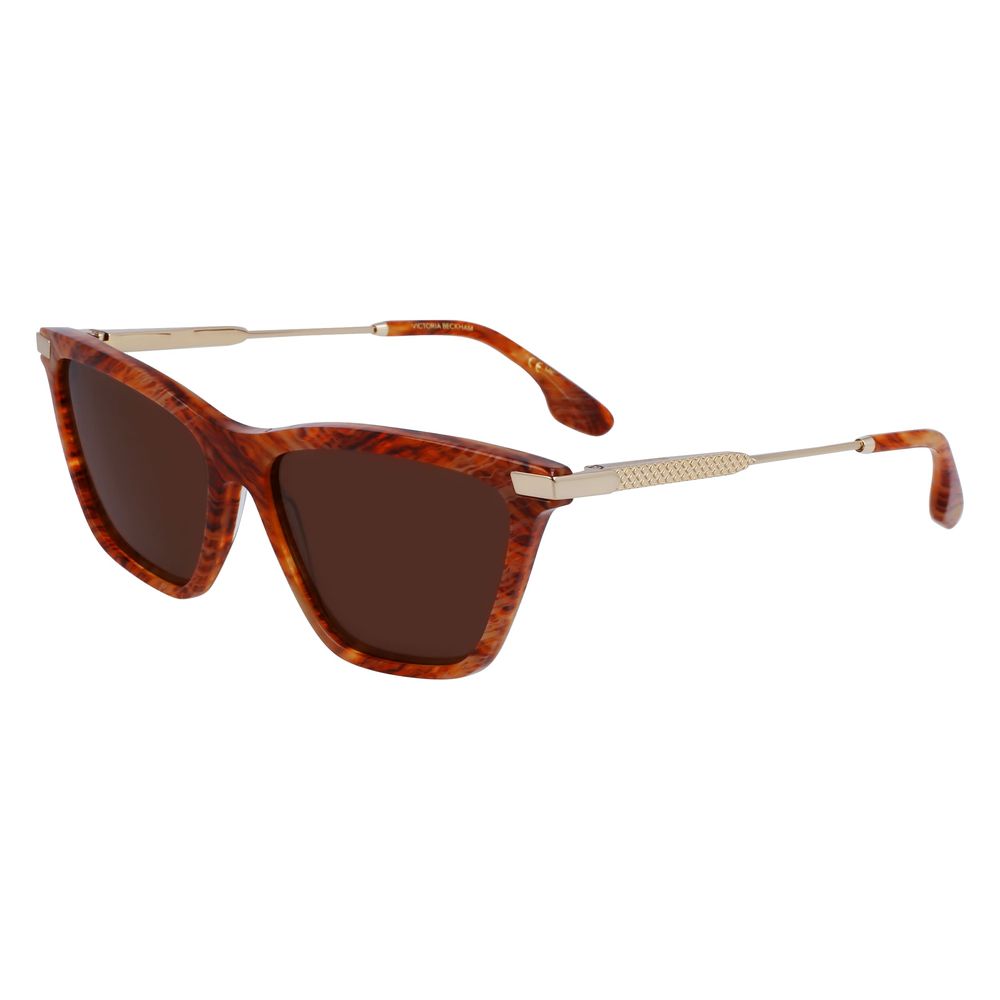 Victoria Beckham brune acetat solbriller