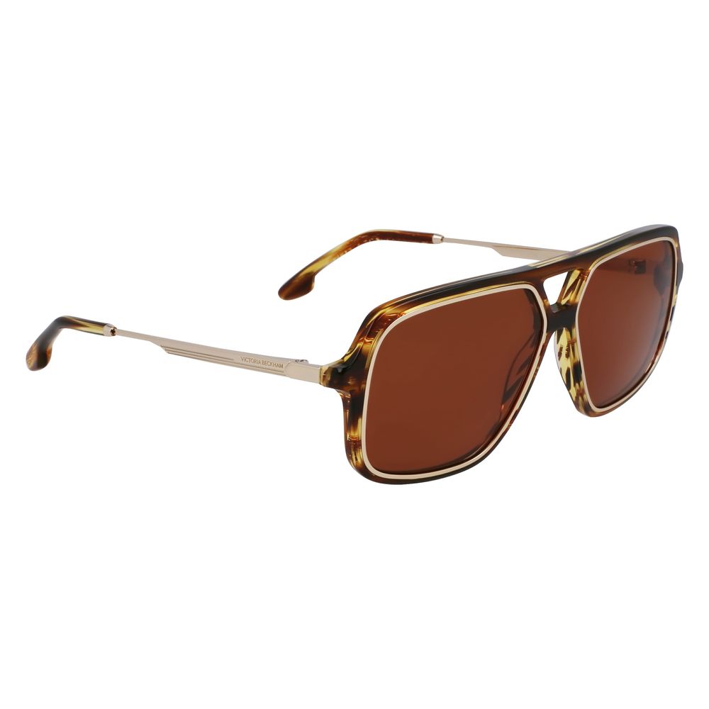 Victoria Beckham brune acetat solbriller
