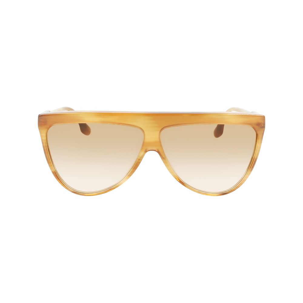 Victoria Beckham guldfarvede acetatsolbriller