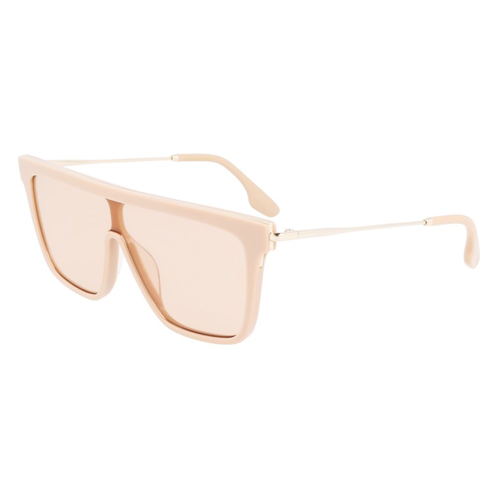 Victoria Beckham Beige Acetat Solbriller