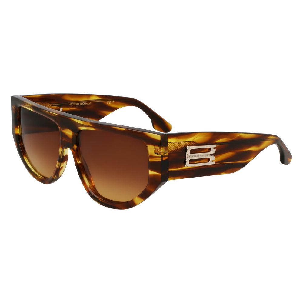 Victoria Beckham brune acetat solbriller