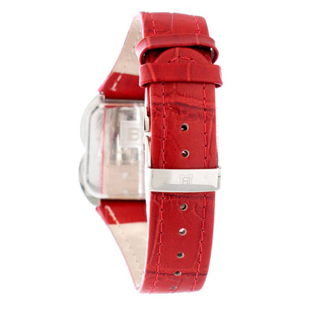 Laura Biagiotti Red Leather Dress Watch