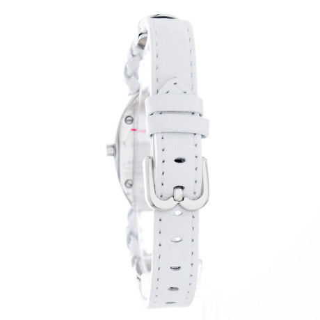 Laura Biagiotti White Leather Dress Watch