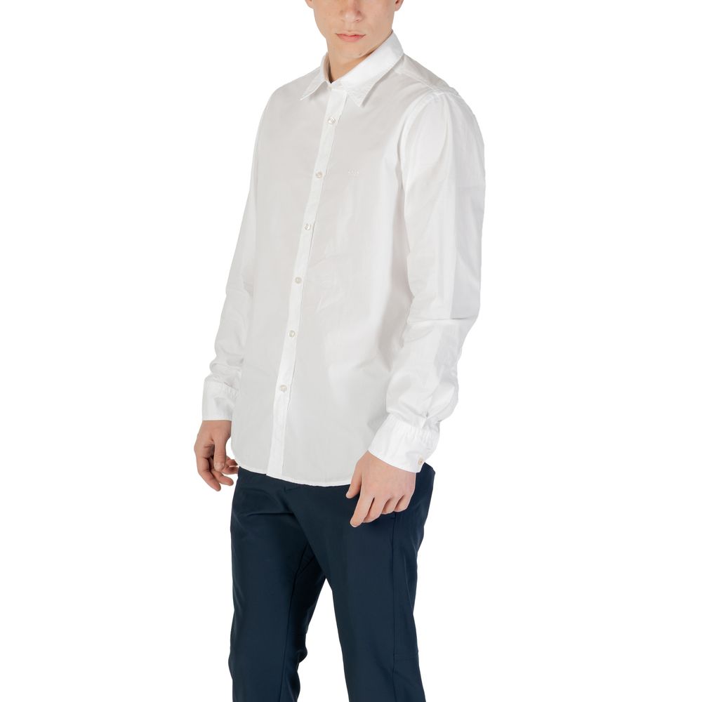 Hugo Boss White Cotton Dress Shirt