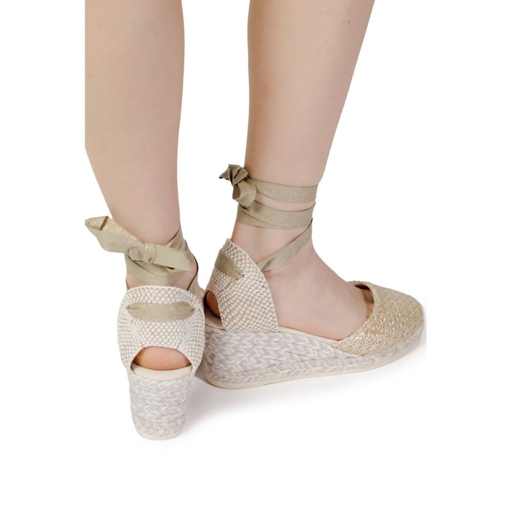 Espadriller Grå Bomuld Højhælede Pumps