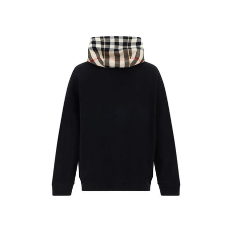Burberry sort bomulds sweatshirt