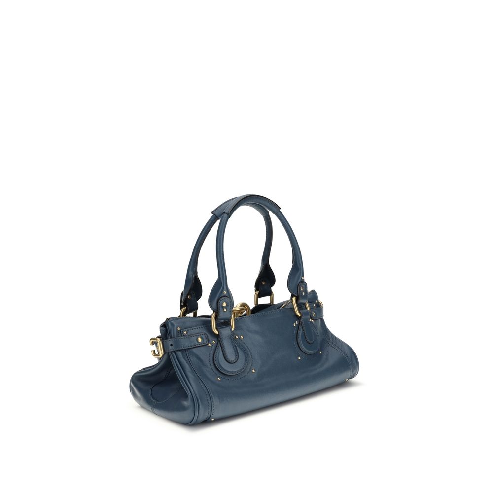 Chloé Blue Buffalo Leather Shoulder Bag