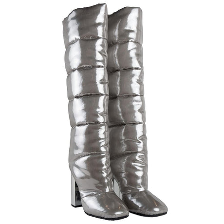 Dolce & Gabbana Silver Nylon Women's Ankle Boot
