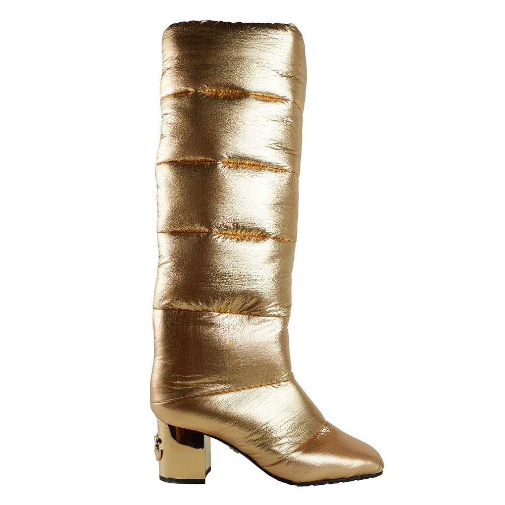 Dolce & Gabbana Giallo Nylon Women Ankle Boot