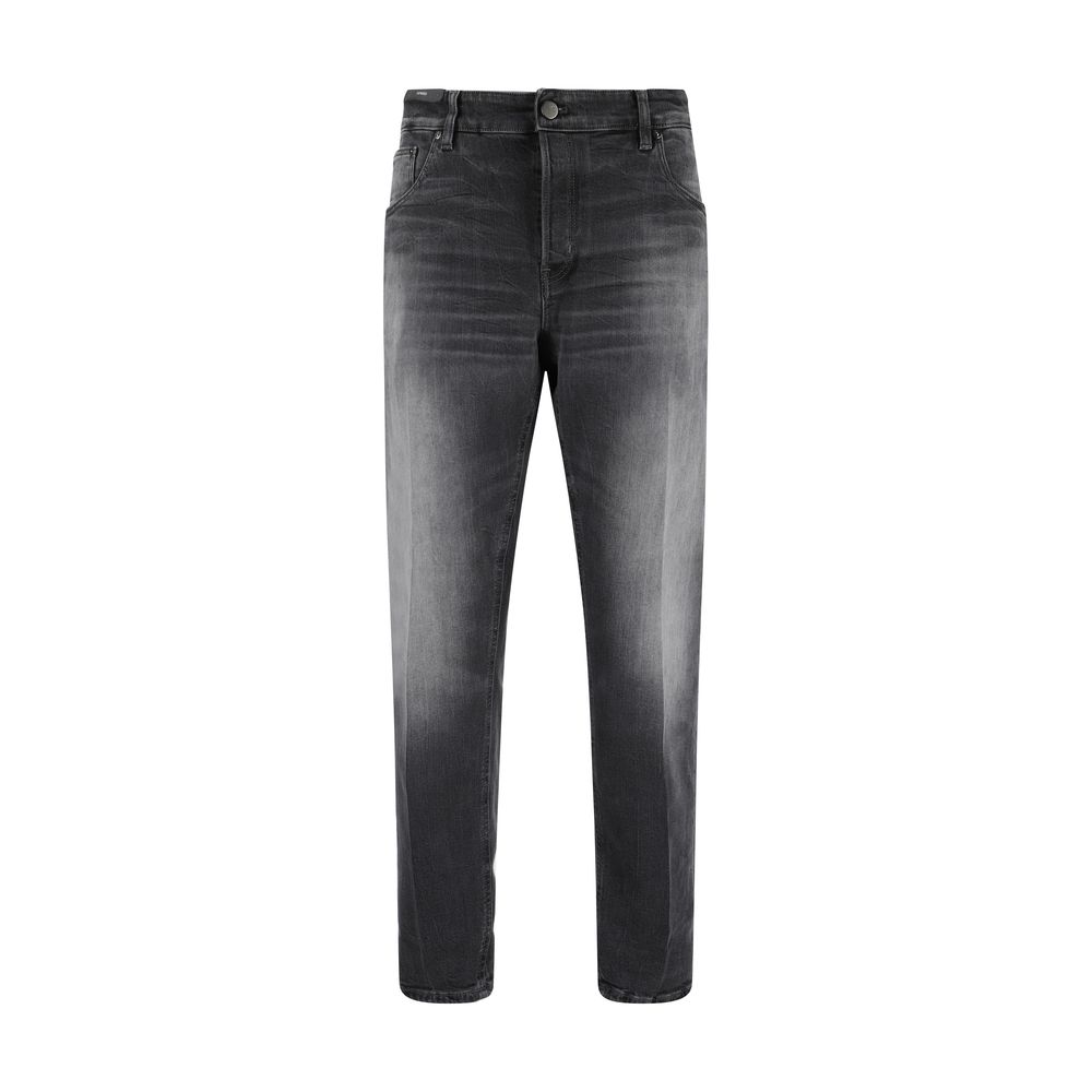 PT Torino Black Cotton Jeans Denim