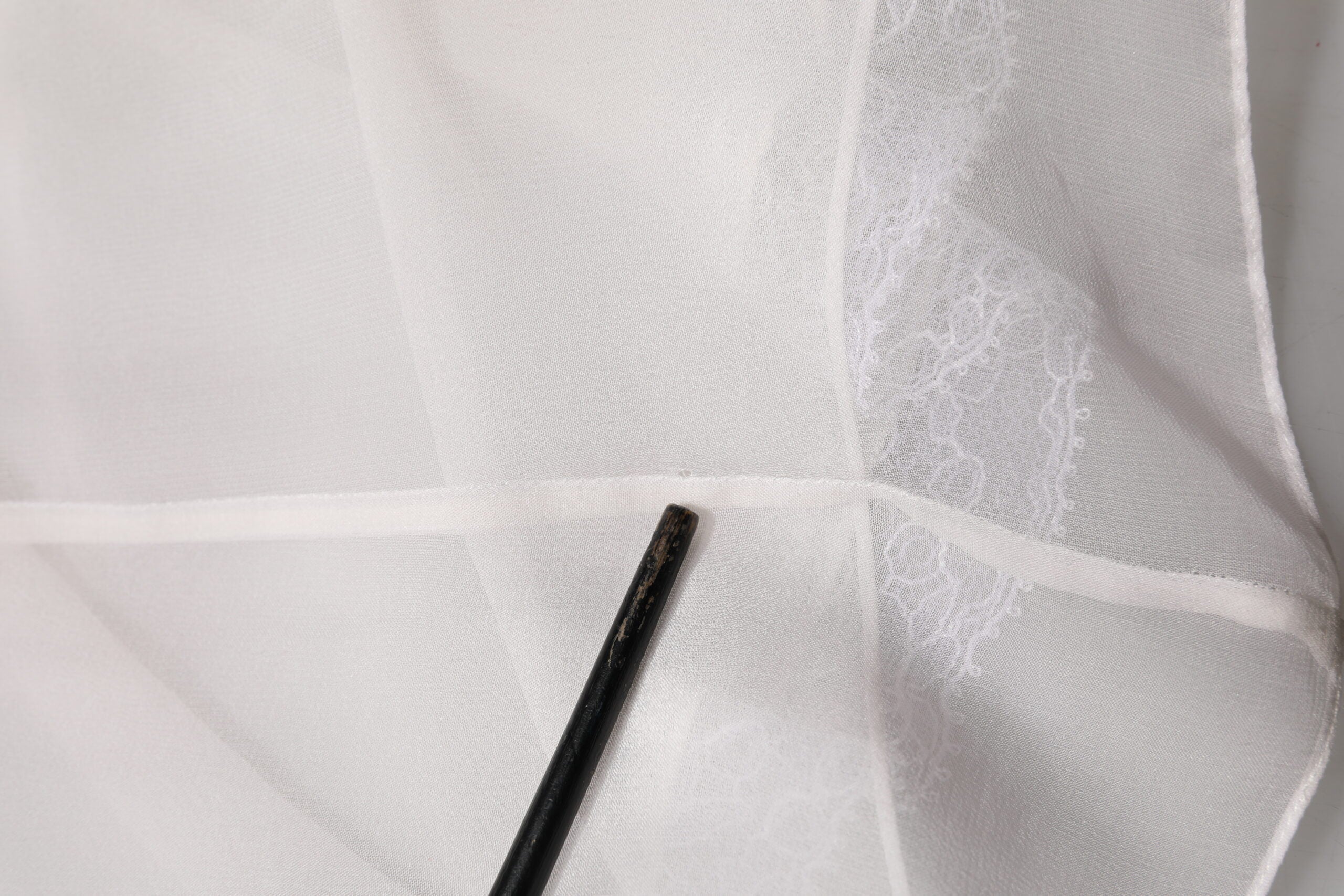 Dolce &amp; Gabbana hvid flæser blonder langærmet bluse top