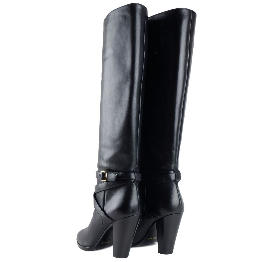 Celine Nero Calfskin Women Ankle Boot