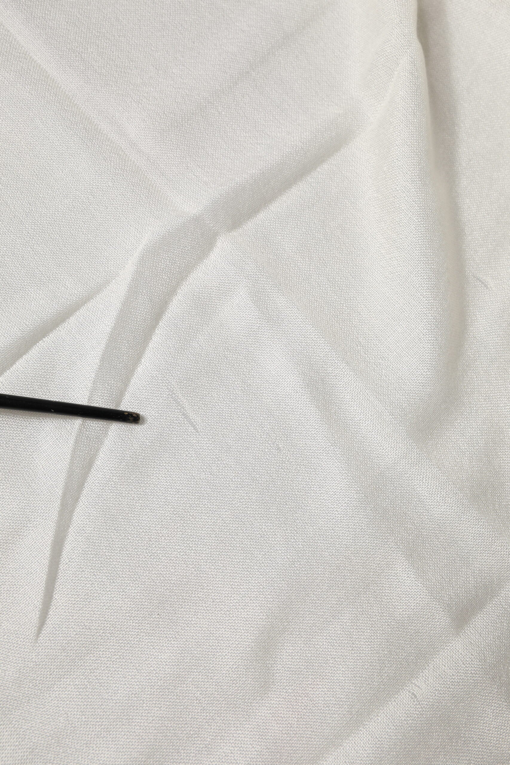 Dolce & Gabbana White Cashmere Knit Neck Wrap Shawl Scarf