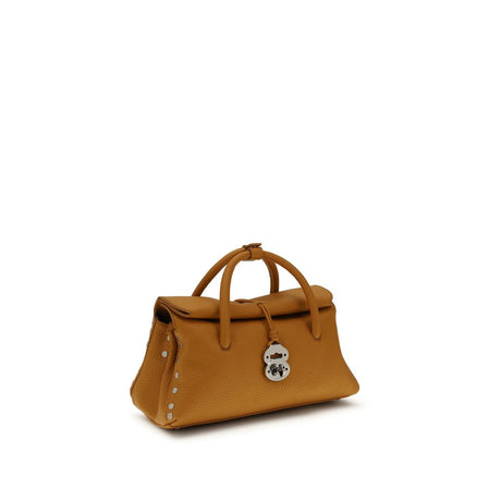Zanellato Beige Calf Leather Bos Taurus Shoulder Bag