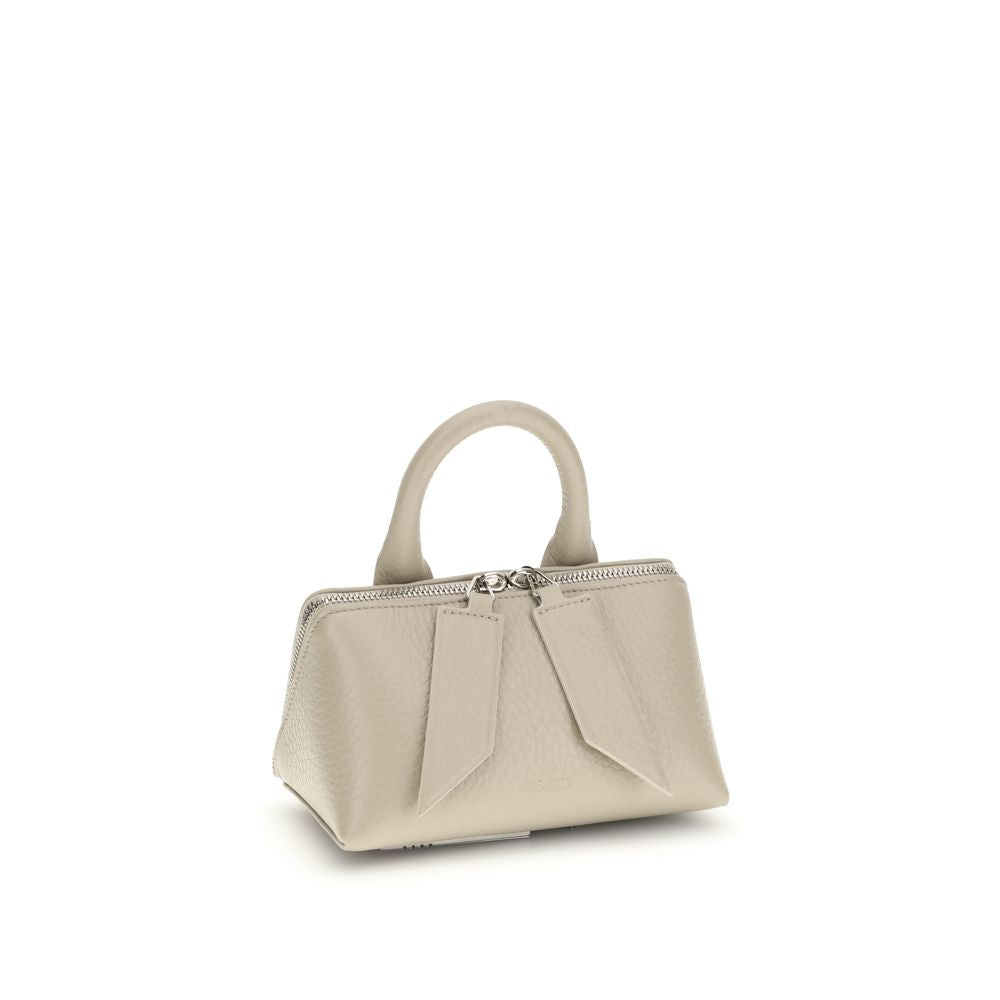 The Attico Beige Calf Leather Bos Taurus Shoulder Bag