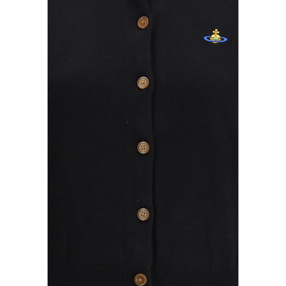 Vivienne Westwood Black Cotton Cardigan