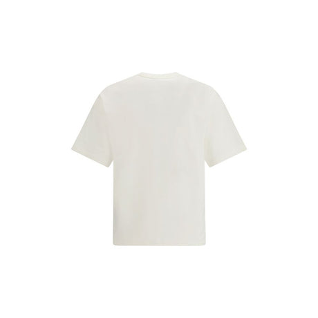 Jil Sander Cremefarvet Bomulds T-shirt