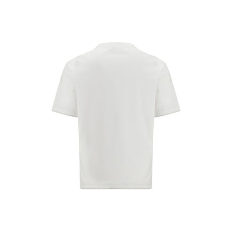 Brunello Cucinelli Hvid Bomulds T-shirt