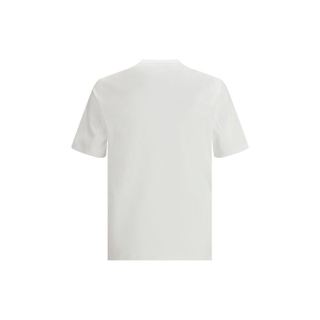 Brunello Cucinelli Hvid Bomulds T-shirt