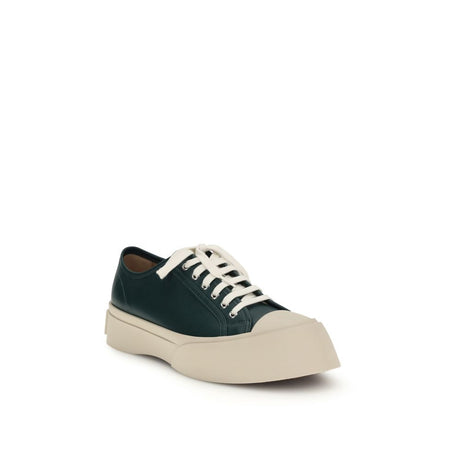 Marni Sorte Napa Læder / Kalveskinds Bos Taurus Chunky Sneakers