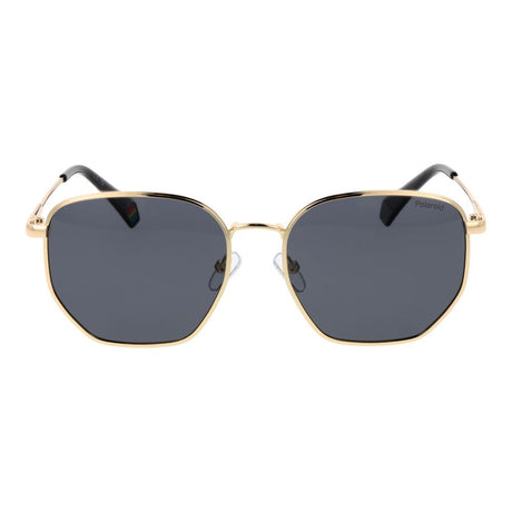 Polaroid Gold Metal Sunglasses