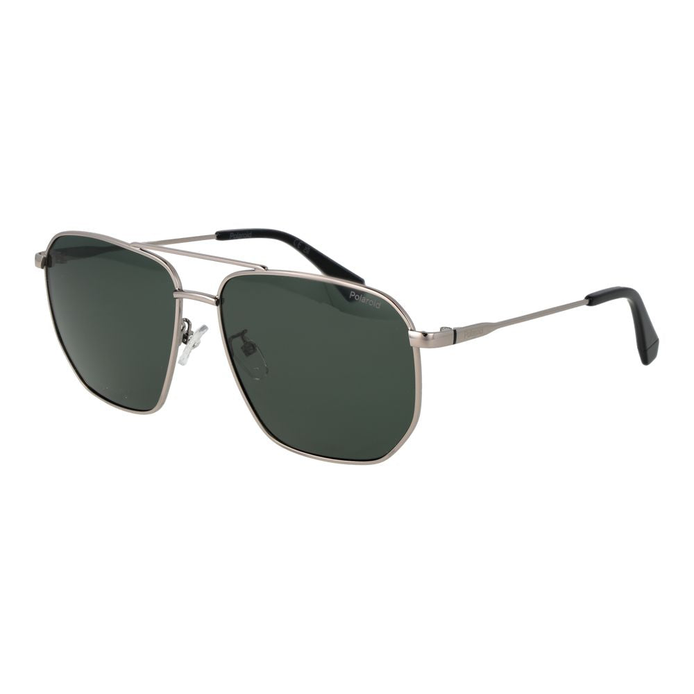 Polaroid Silver Metal Sunglasses