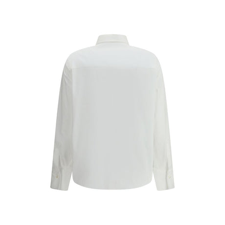 Brunello Cucinelli White Cotton Dress Shirt