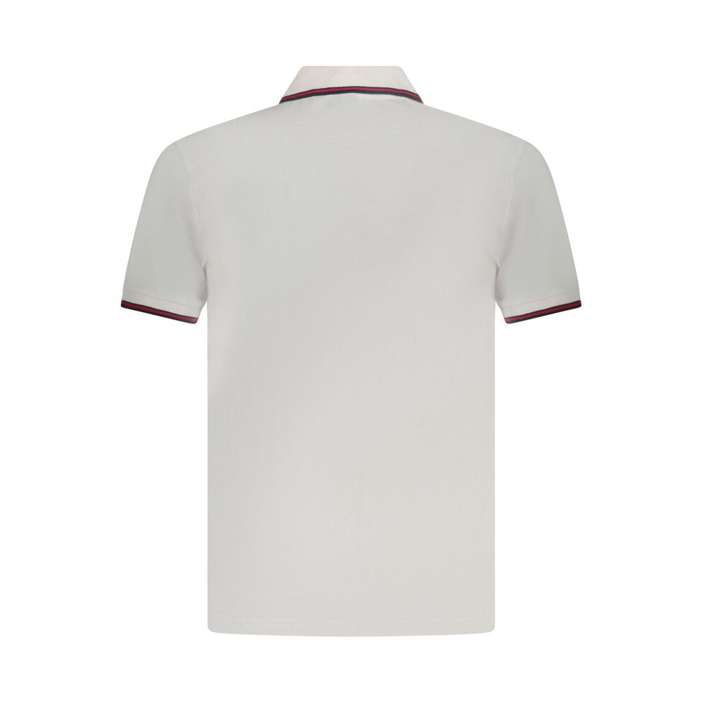 U.S. Grand Polo White Cotton Polo Shirt