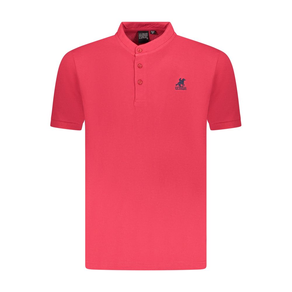 U.S. Grand Polo Red Cotton Polo Shirt