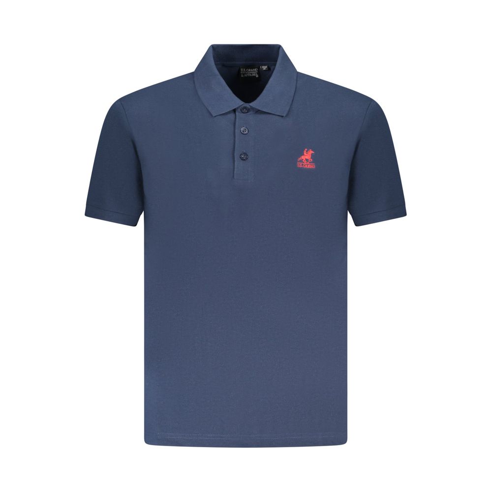 U.S. Grand Polo Blue Cotton Polo Shirt