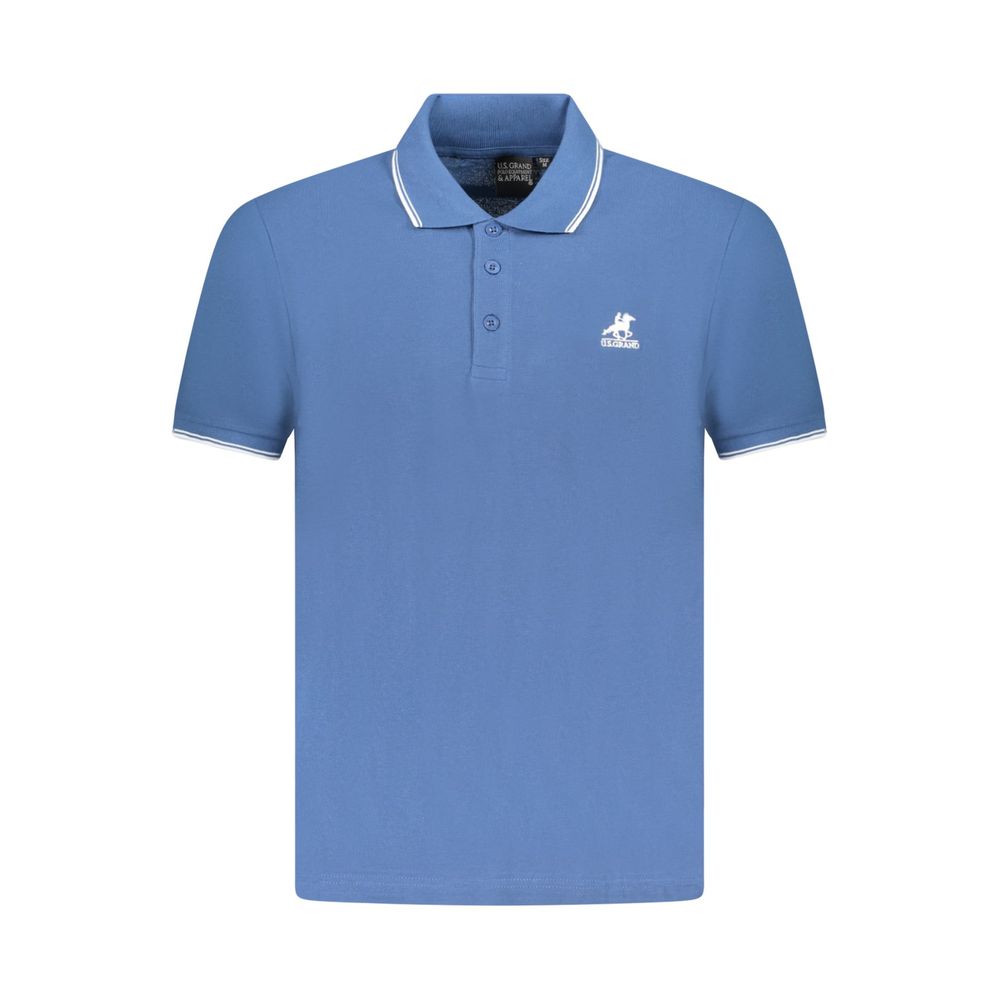 U.S. Grand Polo Blue Cotton Polo Shirt